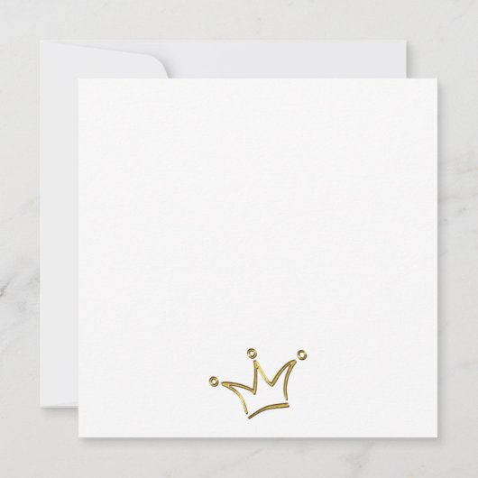 Funny Golden Crown - luxe royal 1 (Achterkant)