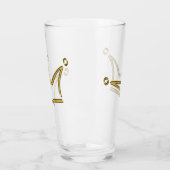 Funny Golden Crown - luxe royal 1 Glas (Links)