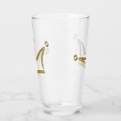 Funny Golden Crown - luxe royal 1 Glas (Rechts)