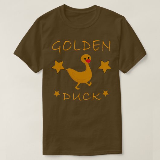 Funny Golden Duck Funny Duck Lover Cute Duck T-shirt (Design voorkant)