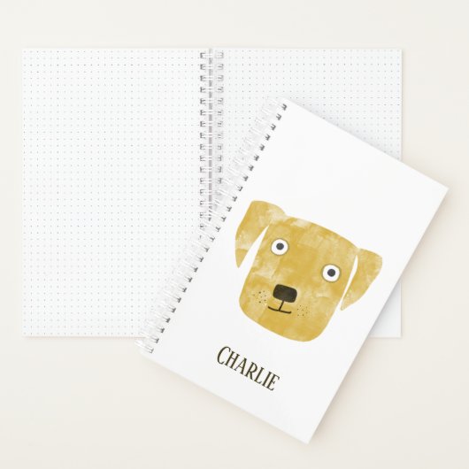 Funny Golden Labrador Retriever Dog Notitieboek (Binnen)