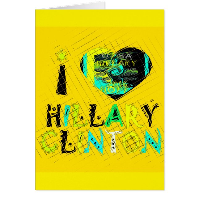 Funny Golden lovey Amazing Hope Hillary for USA Co (Voorkant)