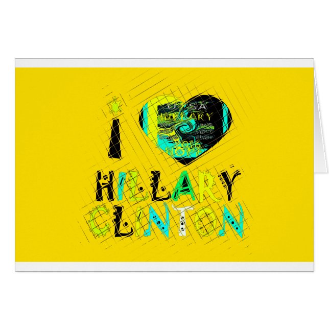 Funny Golden lovey Amazing Hope Hillary for USA Co (Voorkant Horizontaal)