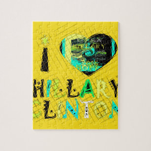 Funny Golden lovey Amazing Hope Hillary for USA Co Legpuzzel