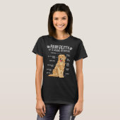 Funny Golden Retriever Anatomy Dog T-shirt (Voorkant volledig)