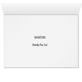 Funny Golden Retriever Barium Scientist Joke (Binenzijde Horizontaal (Onderkant))