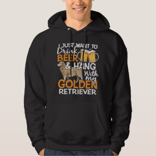 Funny Golden Retriever Beer Golden Retriever Eigen Hoodie