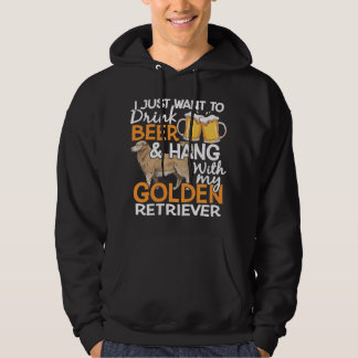 Funny Golden Retriever Beer Golden Retriever Eigen Hoodie