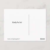 Funny Golden Retriever Cow Joke Briefkaart (Achterkant)