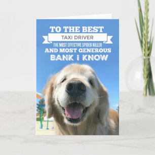 Funny Golden Retriever Dog Vaderdag Kaart