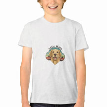 Funny Golden Retriever Dog with a smile