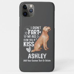 Funny Golden retriever Fart Kiss Cool Hondenliefhe Case-Mate iPhone Case