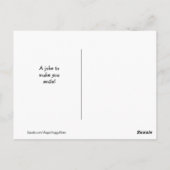 Funny Golden Retriever Fisherman Joke Meme Briefkaart (Achterkant)