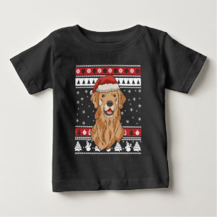Funny Golden Retriever Kerstmis