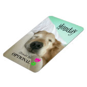 Funny Golden Retriever Maandag moet optioneel zijn Magneet (Linkerzijde)