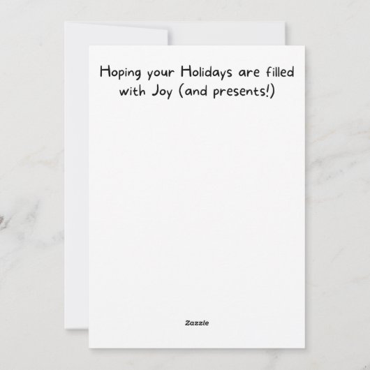 Funny Golden Retriever met veel speelgoedkerst Feestdagenkaart (Achterkant)