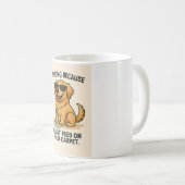 Funny Golden Retriever Mug  Koffiemok (Voorkant rechts)