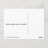 Funny Golden Retriever Mustache... Briefkaart (Achterkant)