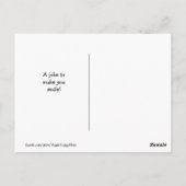 Funny Golden Retriever Telekinesis Joke Briefkaart (Achterkant)