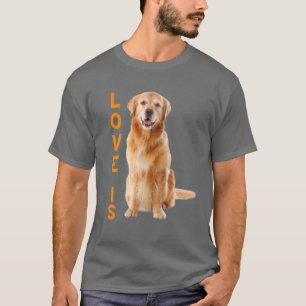 Funny Golden Retriever Vrouwen Mannen Kind Wit lab T-shirt