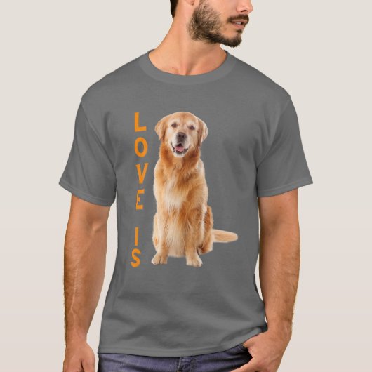 Funny Golden Retriever Vrouwen Mannen Kind Wit lab T-shirt (Voorkant)