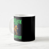 Funny Golden Retriever Zombie Halloween, Soky Ghou Koffiemok (Voorkant links)