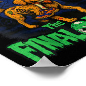 Funny Golden Retriever Zombie Halloween, Soky Ghou Poster (Hoek)