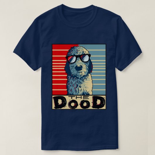 Funny Goldendole Gift Golden Doodle The Dood Pri T-shirt (Design voorkant)