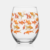 Funny Goldfish Bowl Wijnglas Zonder Voet (Rechts)