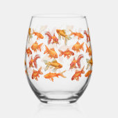Funny Goldfish Bowl Wijnglas Zonder Voet (Links)