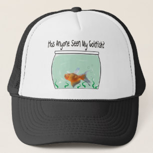 Funny Goldfish en Bowl Trucker Pet