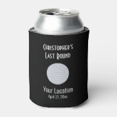 Funny Golf Ball Bachelor Party Wedding Favor Blikjeskoeler (Blikje Voorkant)