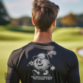 Funny Golf Ball Cartoon The More I Practice T-shirt