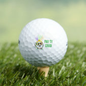Funny Golf Ball Celebrating Mardi Gras  Golfballen (Insitu Shirt)