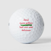Funny Golf Ball Novelty Golfballen (Voorkant)