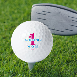 Funny Golf Balls #1 Best Golfing Mam Monogrammed Golfballen