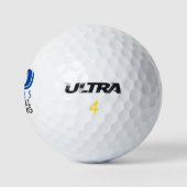 Funny Golf Balls 60th Birthday Party Monogrammed Golfballen (Logo)