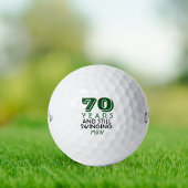 Funny Golf Balls 70th Birthday Party Monogrammed Golfballen