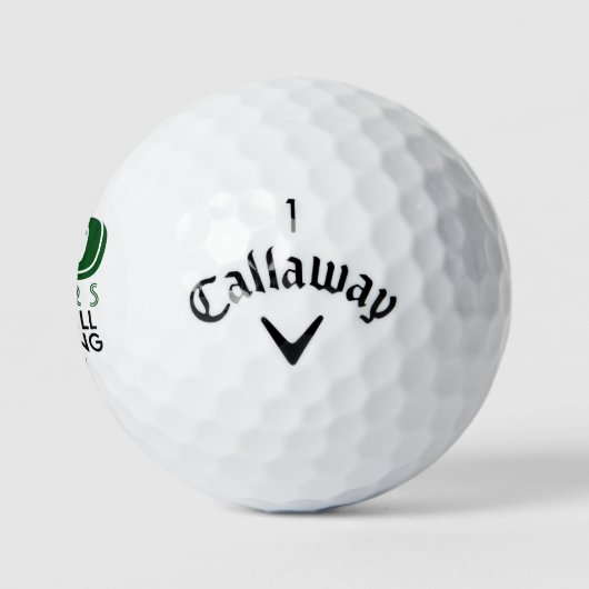 Funny Golf Balls 70th Birthday Party Monogrammed Golfballen (Logo)
