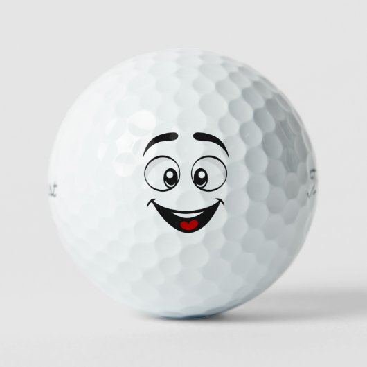 Funny Golf Balls Golfballen (Voorkant)