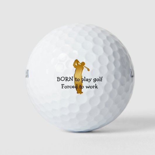 Funny Golf Balls Golfballen (Voorkant)