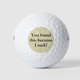 Funny Golf Balls Golfballen