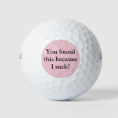 Funny Golf Balls Golfballen (Voorkant)