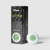 Funny Golf Balls, in ruste Quote, Cool Golfer Logo Golfballen (Verpakking)