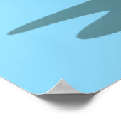 Funny Golf Banana Character Swinging Club Poster (Hoek)