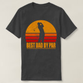 Funny Golf Best Dad by Par TShirt (Design voorkant)