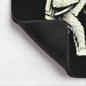 Funny Golf Bigfoot Sasquatch Alien Ufo Golfer  Muismat (Hoek)