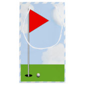 Funny Golf Birthday Klein Cadeauzakje (Achterkant)