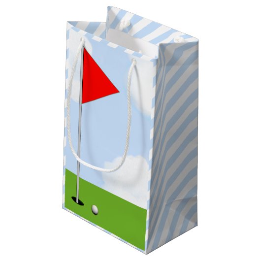 Funny Golf Birthday Klein Cadeauzakje (Achterkant Gekanteld)