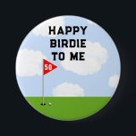 Funny Golf Birthday Ronde Button 7,6 Cm<br><div class="desc">Golfverjaardagsfeestje humor. Om te personaliseren bewerk tekst om de leeftijd van uw favoriete golfer toe te voegen.</div>